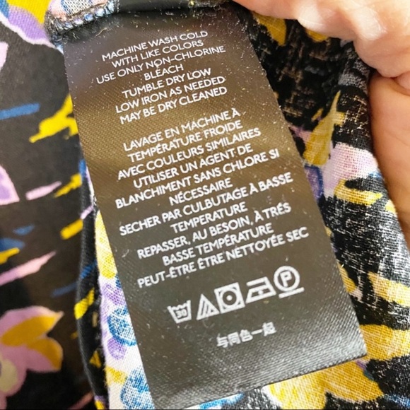 NEW Free People Summer in Tulum Dark Tunic Floral Top XS - Picture 11 of 12